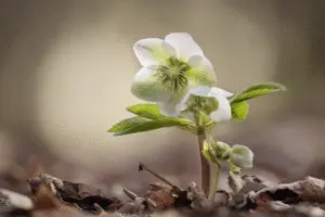 Hellebore flower
