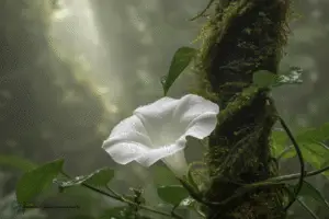 White moonflower Ipomoea