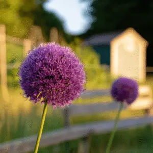 Allium (Allium aflatunense, A. giganteum) Flower