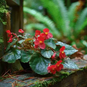 Begonia (Begonia x, waxsemperflorens types) (1)