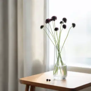 Black Knight Pincushion Flower