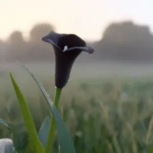 Black Star Calla Lily Flower