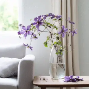 Clematis (Clematis hybrids) Flower