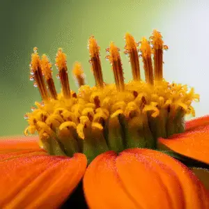 Close-up of vibrant orange flower