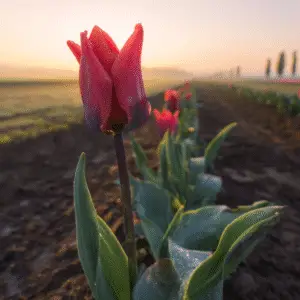 Red Tulip (Tulipa hybrids)