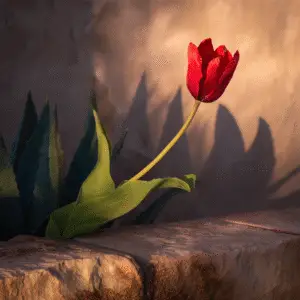 Red Tulip (Tulipa hybrids)