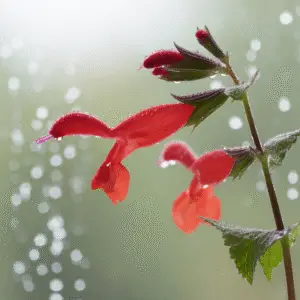 Scarlet Sage (Salvia splendens)​ Flower