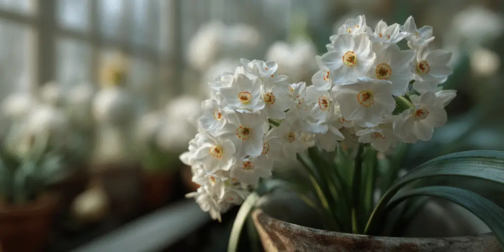 Daffodils (Narcissus) tazetta ‘Ziva’