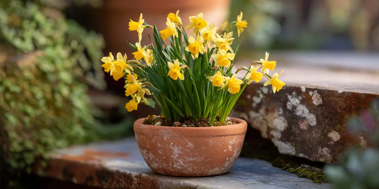 Daffodils (Narcissus) ‘Tête-à-Tête’