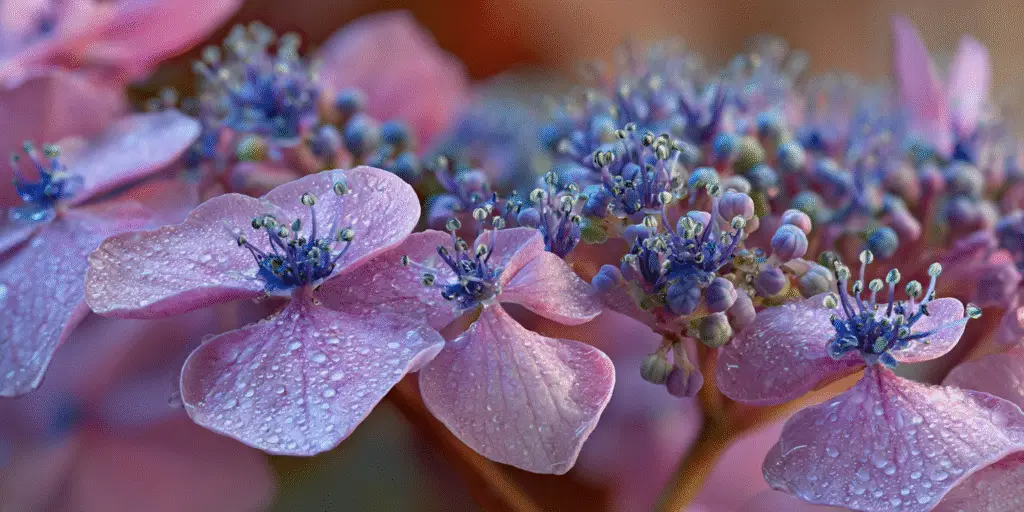 Hydrangea macrophylla 'Twist‑n‑Shout' — reblooming lacecap
