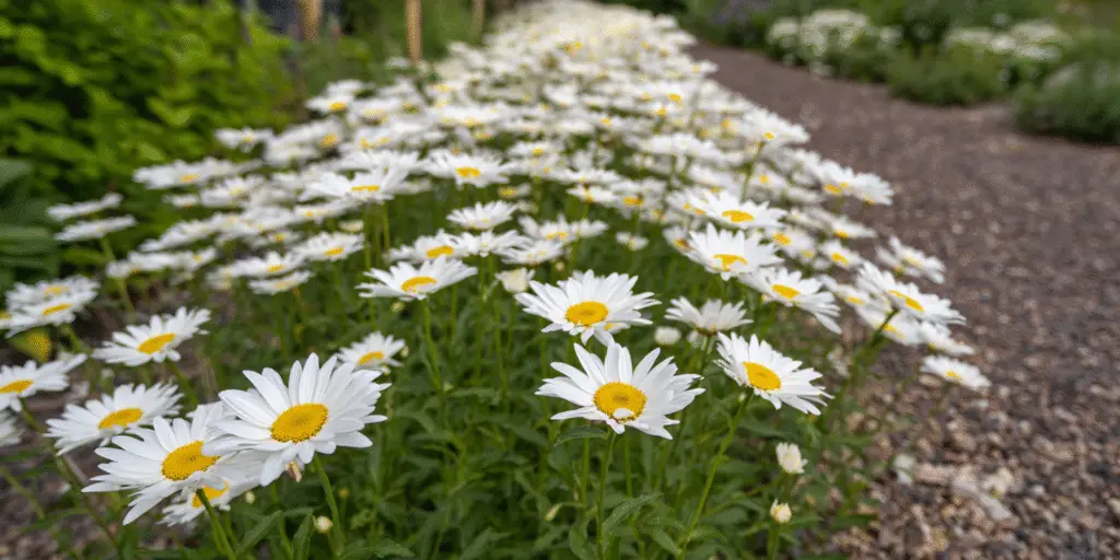 Leucanthemum × superbum ‘Snowcap’