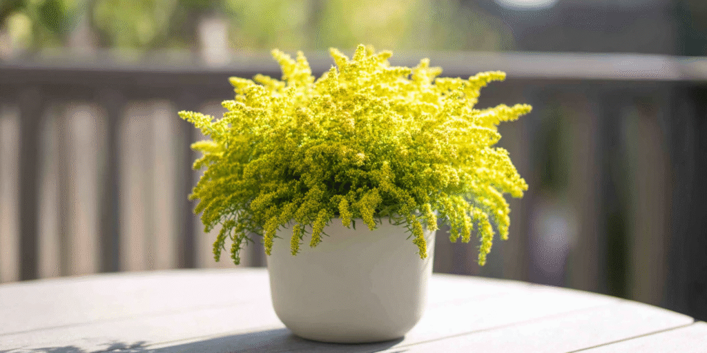 Goldenrod Solidago × 'Little Lemon'