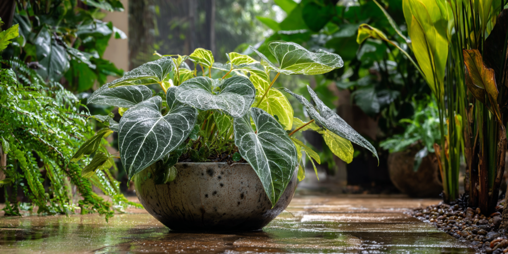 Anthurium crystallinum: silver-veined foliage care guide