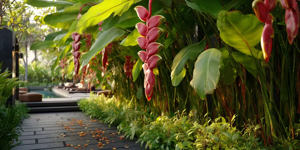 Bird of Paradise lookalike, Heliconia rostrata