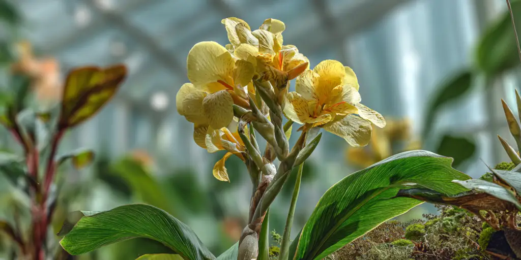 Canna lily, Canna flaccida