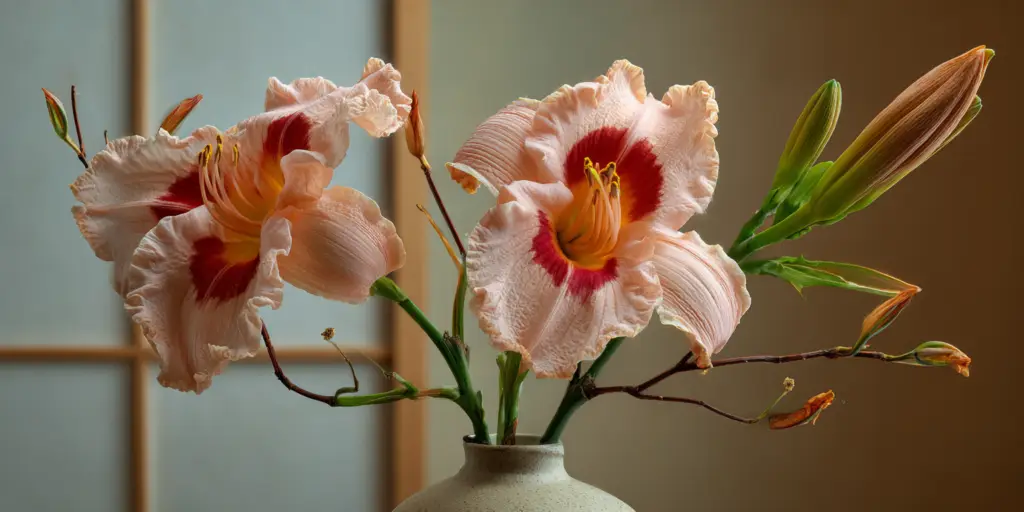 Daylily, Hemerocallis 'Strawberry Candy'