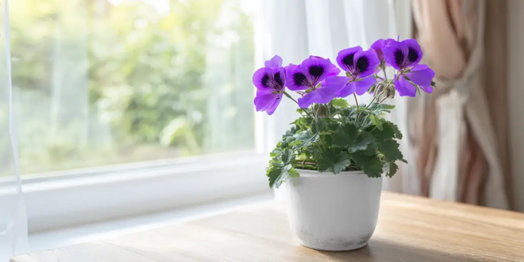 Geranium Pelargonium × domesticum