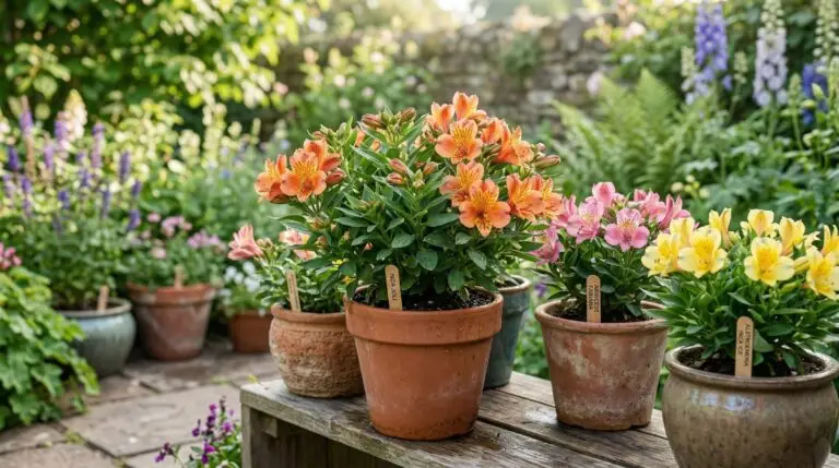 How to grow alstroemeria in containers on a balcony or small patio