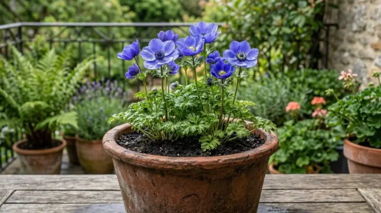 How to grow anemones in containers for a colorful spring balcony garden
