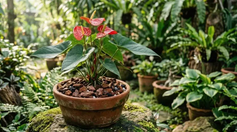 Best soil mix for anthurium plants that prevents root rot and promotes growth