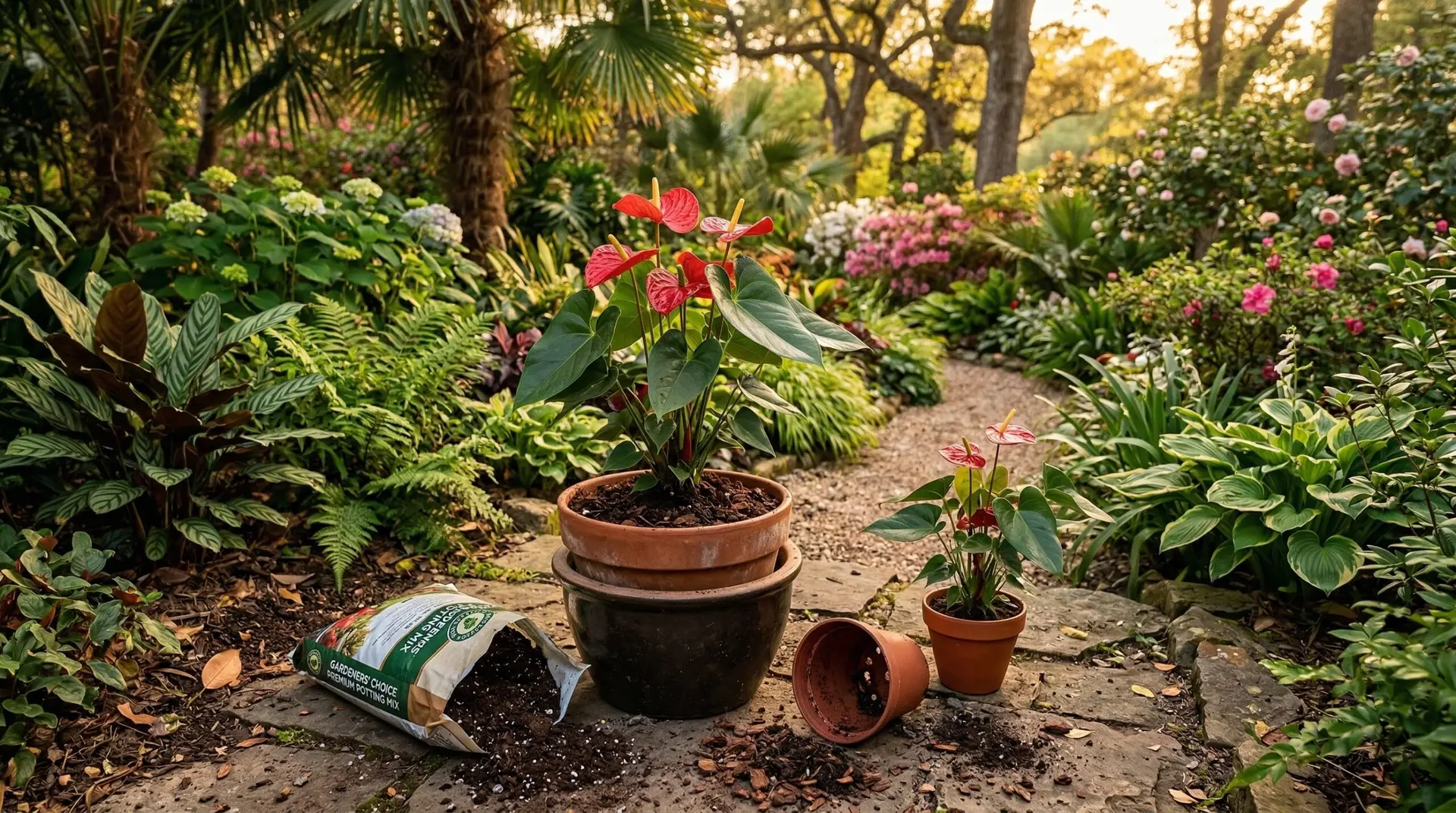 Anthurium - How to repot anthurium plants and when to know it is time for a bigger pot