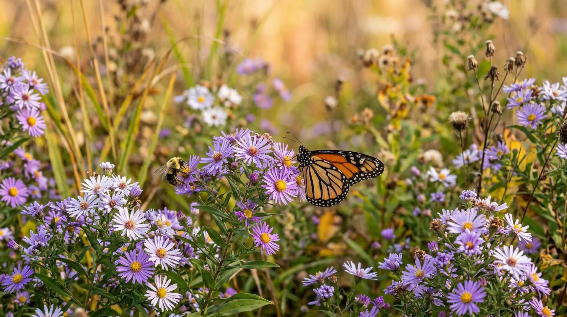 Aster - Asters for pollinators and why they are one of the most important late-season flowers