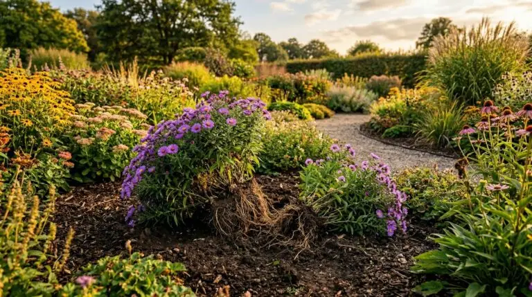 How to divide and rejuvenate aster clumps for stronger blooms every fall