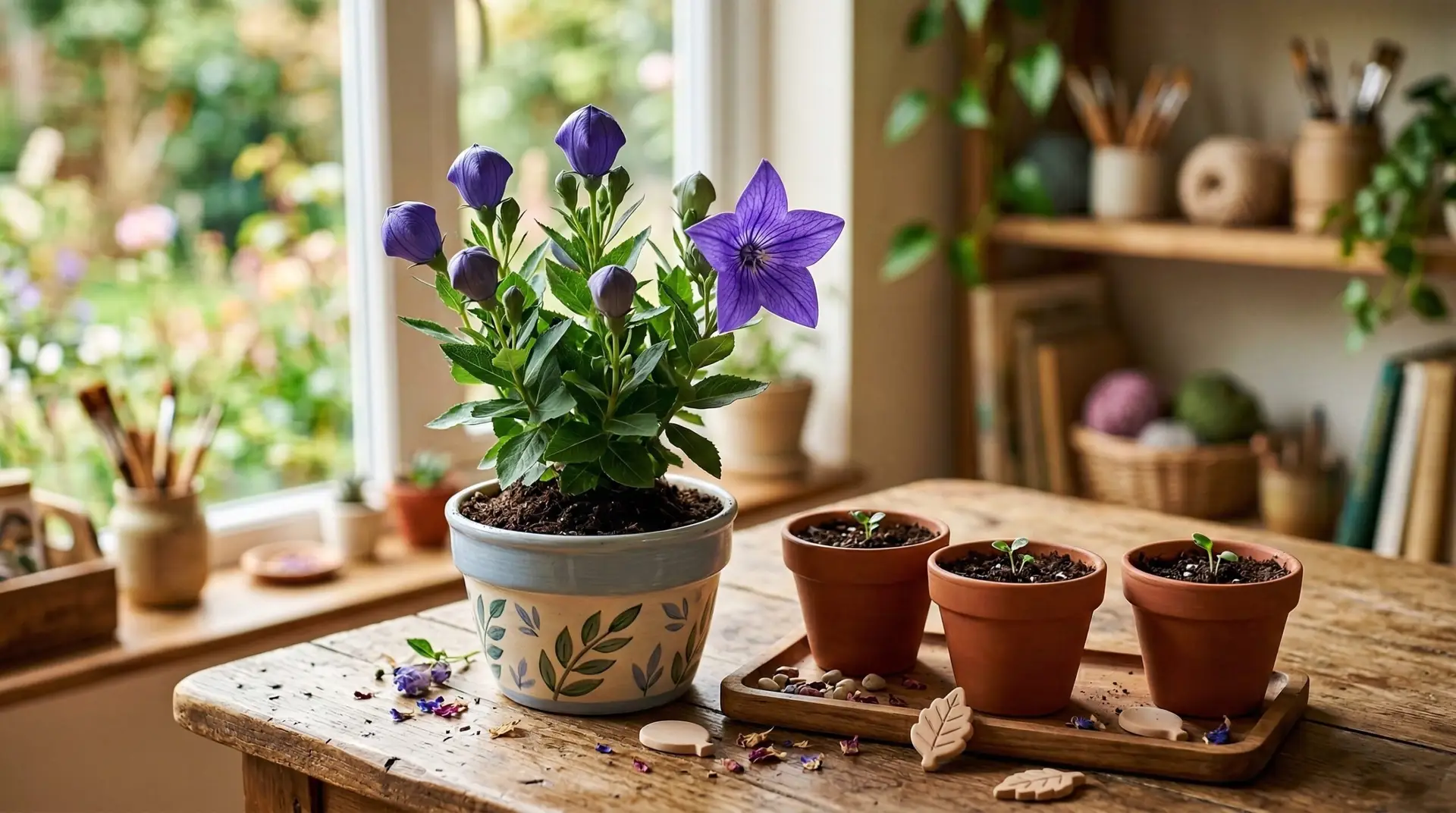 Balloon Flower - Balloon flowers in children's gardens and why kids love watching the buds pop open