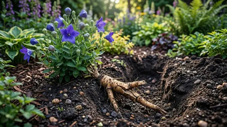 Dividing and transplanting balloon flowers without killing the deep taproot