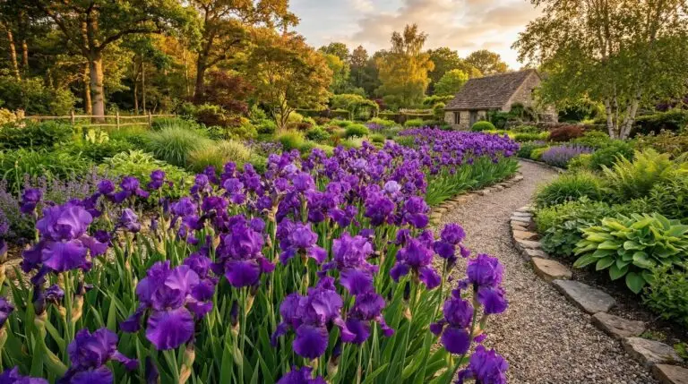 Bearded iris color combinations and how to design a rainbow iris bed