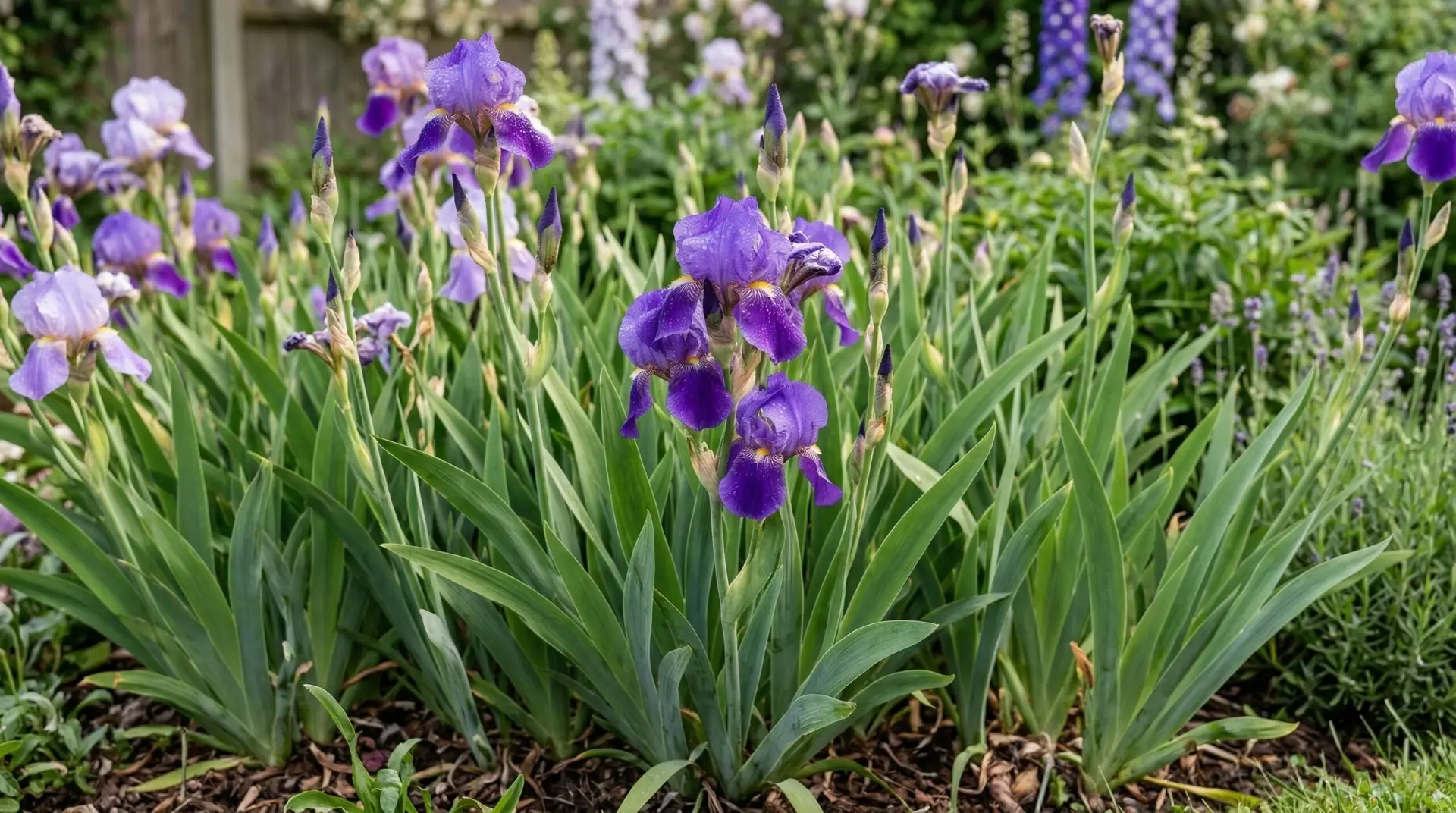 Bearded Iris - Why bearded iris stops blooming and the six most common causes