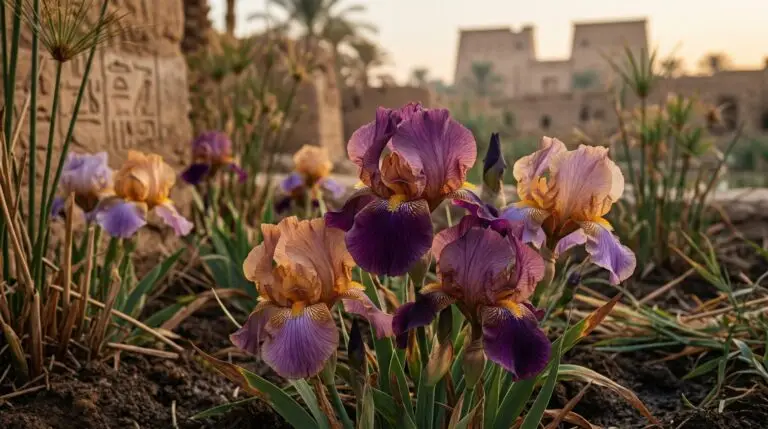 The fascinating history and meaning of bearded iris from ancient Egypt to modern gardens