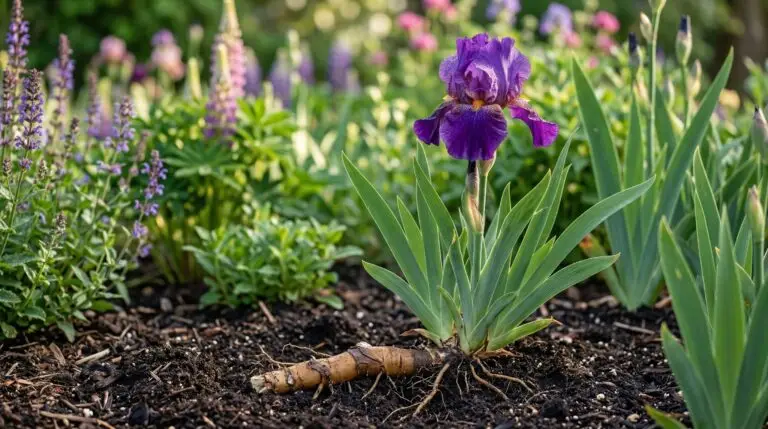 How to plant bearded iris rhizomes for a stunning spring flower show
