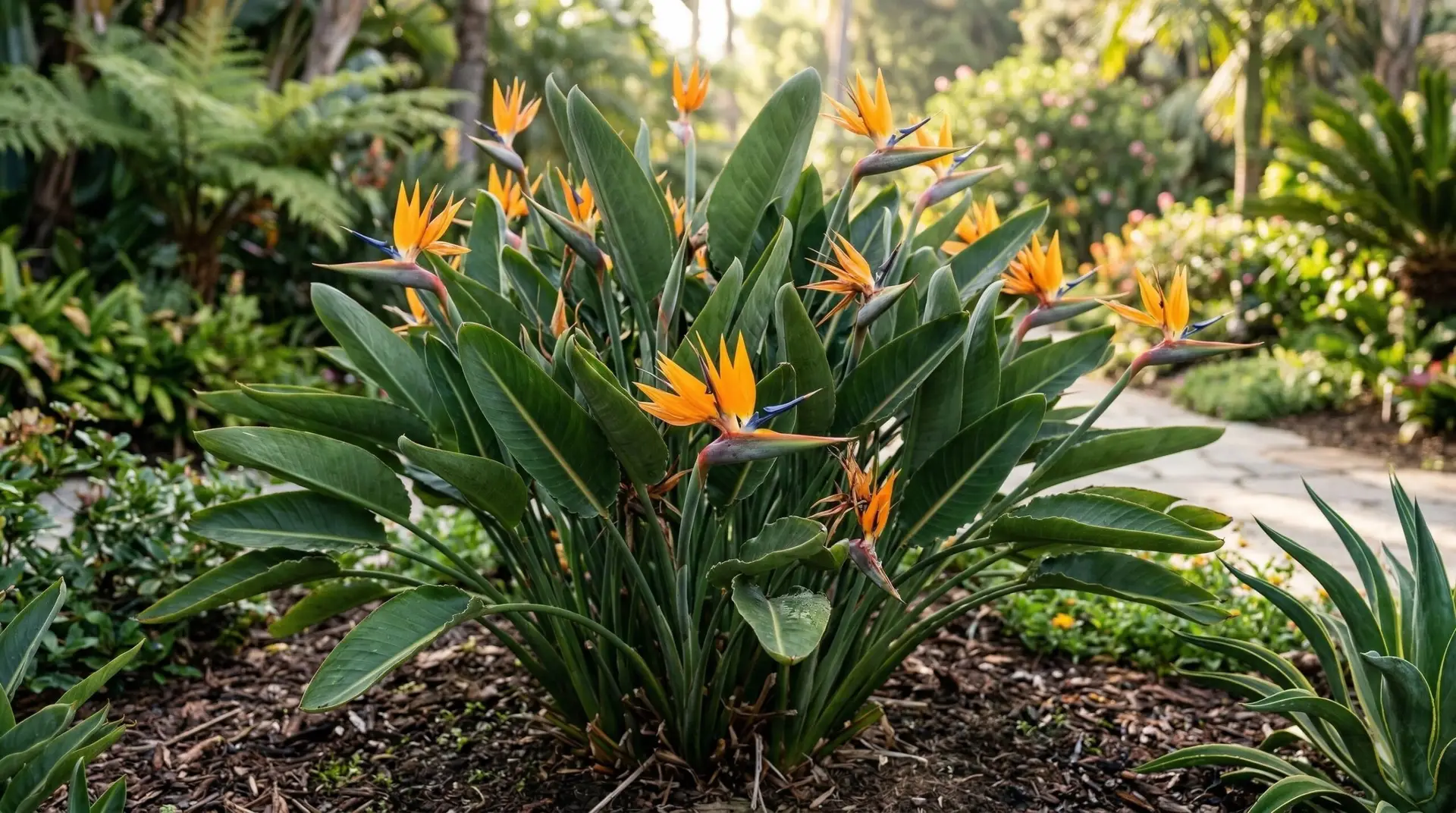Bird of Paradise - Growing bird of paradise outdoors in zones 9 through 11 for year-round tropical color