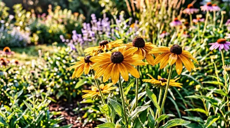 Using black eyed Susans as cut flowers for cheerful late summer bouquets