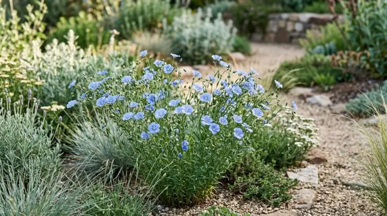Blue flax for xeriscaping and drought-tolerant gardens that still look beautiful