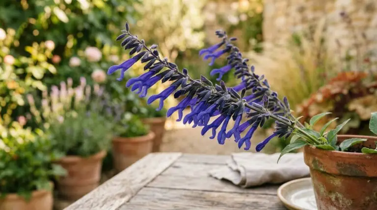Blue salvia as the ultimate hummingbird and butterfly magnet for your garden