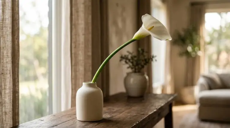 Using calla lilies in modern minimalist floral arrangements that make a statement