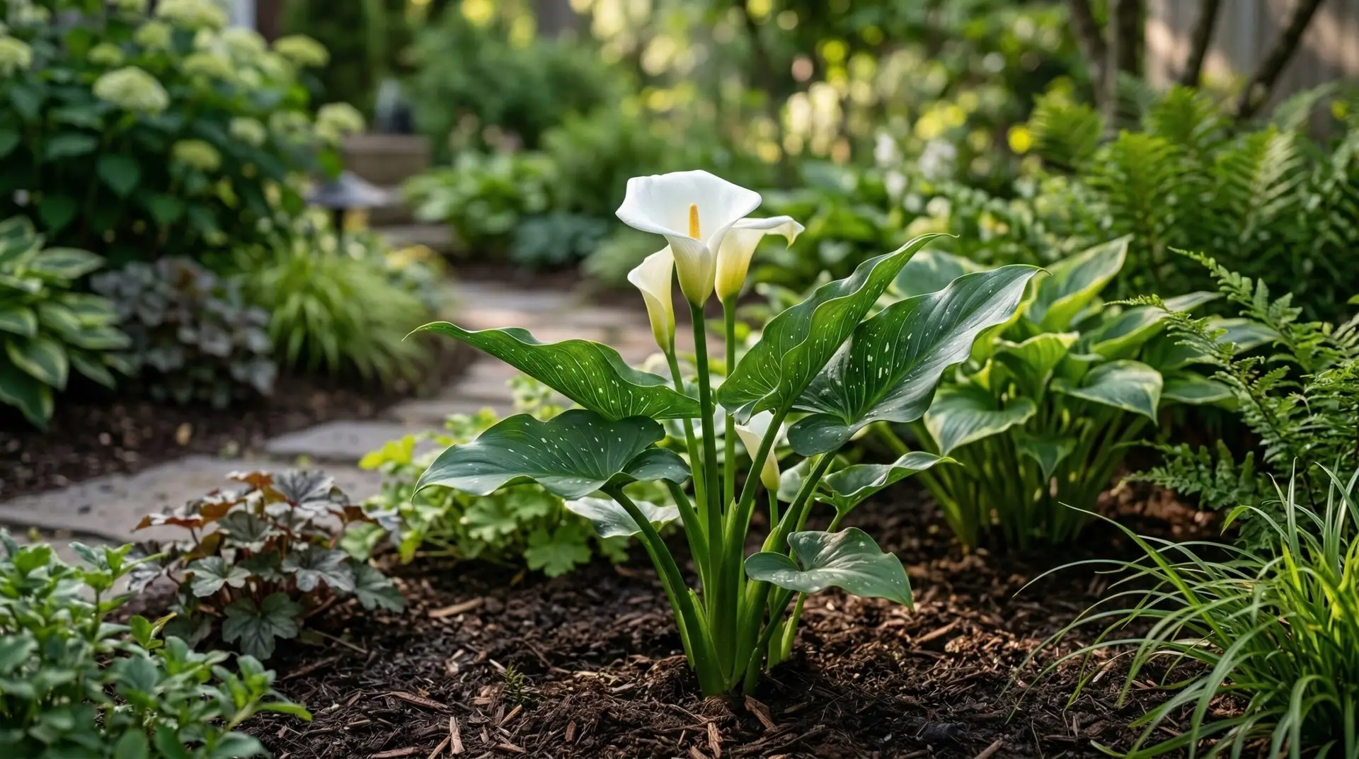 Calla Lily - Growing calla lilies outdoors in garden beds as a summer focal point