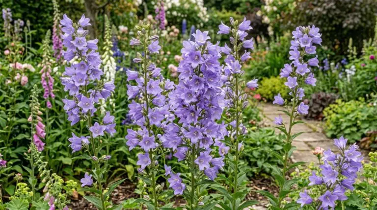 Campanula lactiflora and the tall milky bellflowers for the back of the border