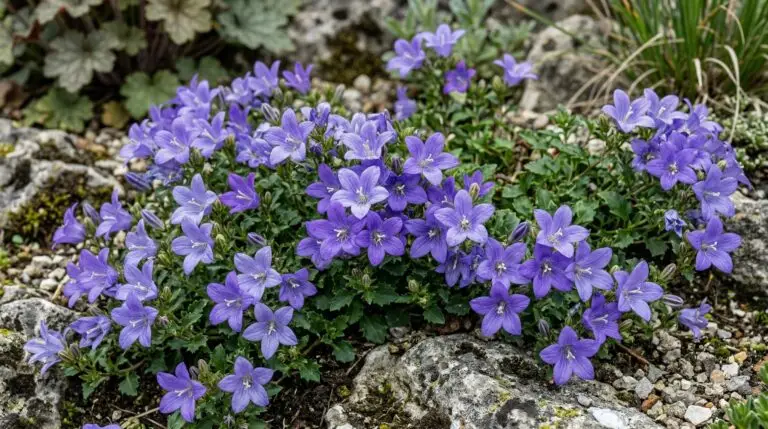 A guide to campanula species for rock gardens alpine troughs and stone walls