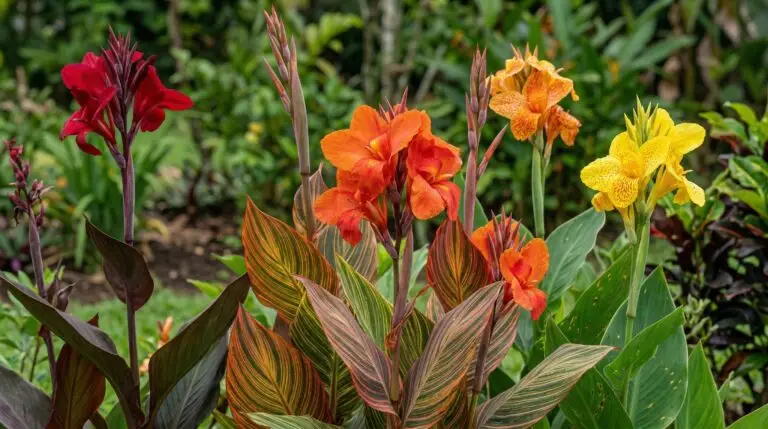 Best canna lily varieties for stunning foliage including dark-leaved and striped types