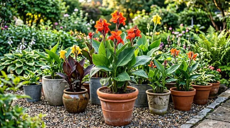 Growing cannas in containers for instant tropical impact on decks and patios