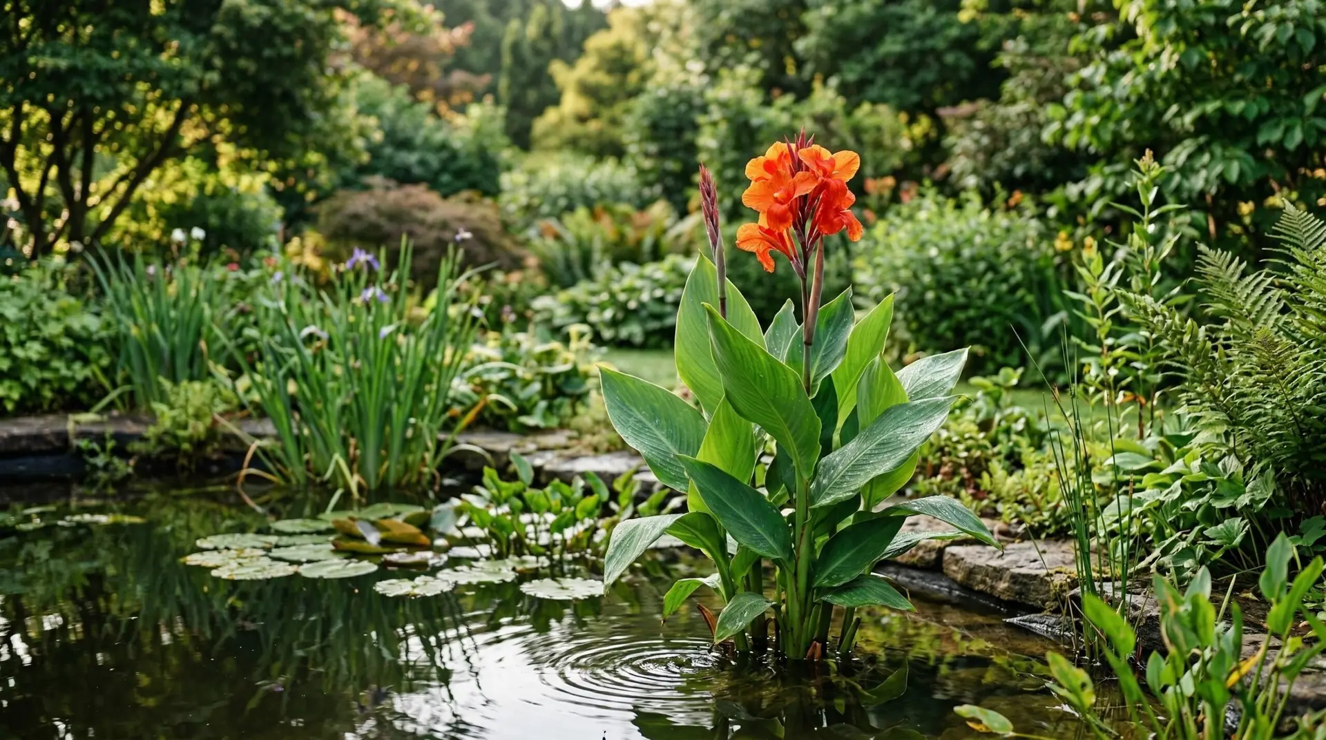 Canna Lily - Growing cannas in water gardens and bog conditions for a lush waterside display