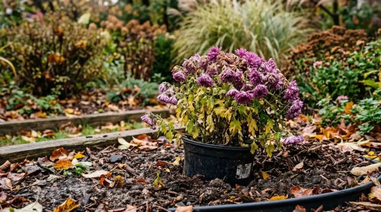 Growing garden mums as perennials instead of throwing them away every fall