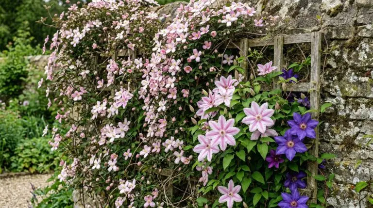 Best clematis varieties for covering fences and trellises with walls of flowers