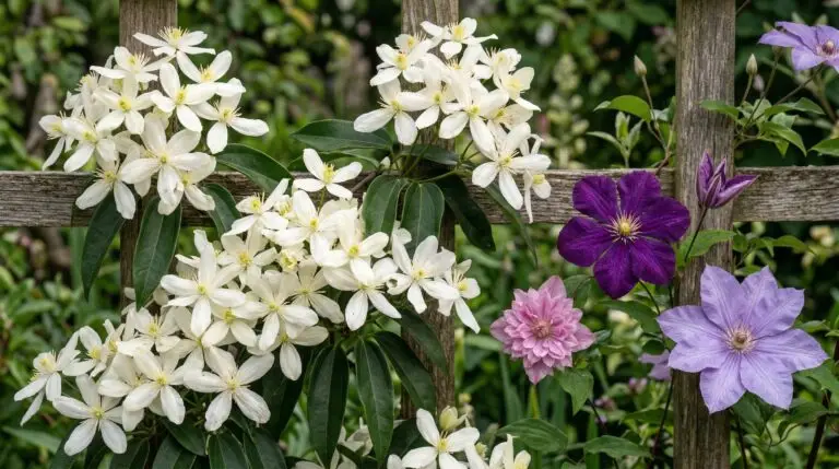 Evergreen clematis varieties that keep your garden looking alive through winter