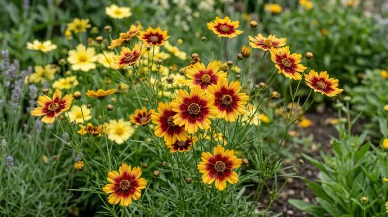 Red and bicolor coreopsis varieties that go beyond the usual yellow