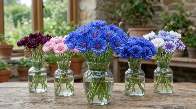 Best cornflower color varieties from classic blue to black and pink for cutting gardens