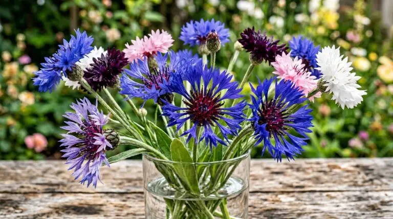Perennial cornflower species that come back year after year unlike the annual bachelor button